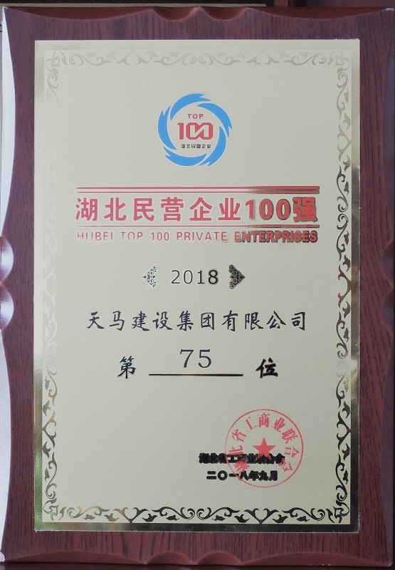 2018年湖北民營企業(yè)100強(qiáng)